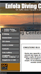 Mobile Screenshot of enfoladivingcenter.it